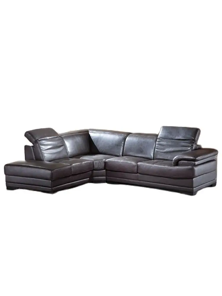 

Высококачественный итальянский диван из натуральной кожи, секционный диван для гостиной, домашняя мебель большого размера с функциональны...