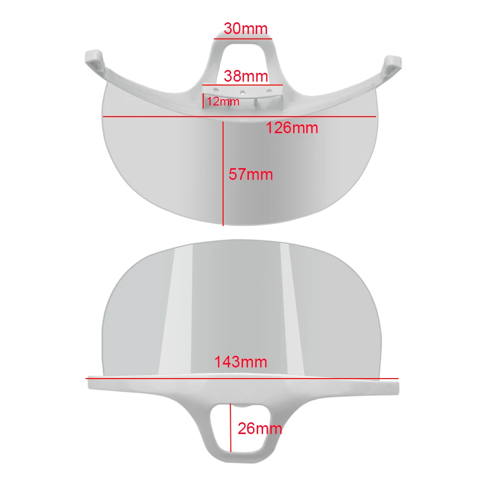 

Plastic Kitchen Restaurant Masks Kitchen Tool Transparent Masks 1 Piece Permanent Anti Fog Catering Food Health Care Tool