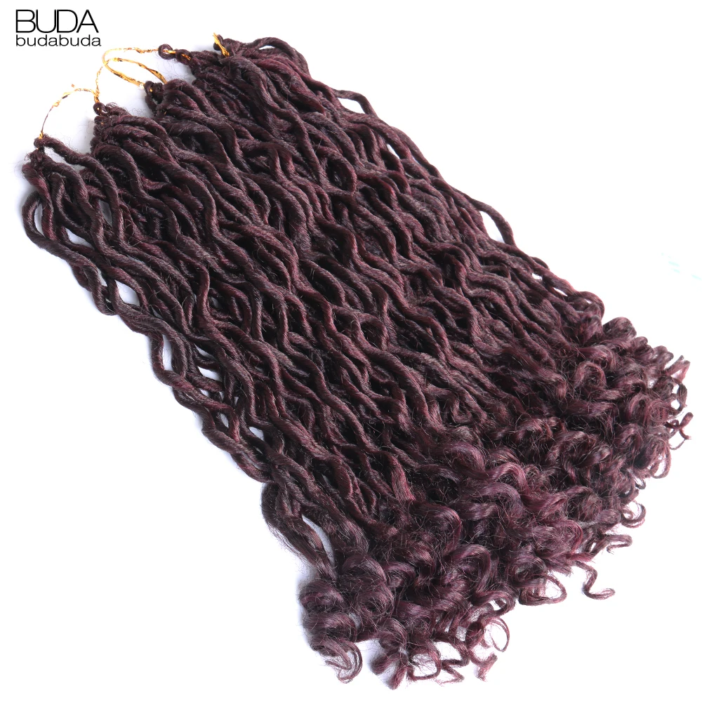 

Faux Locs Crochet Braid Hair 20Inch Synthetic Ombre Organic Hair Soft Dreadlocks Braiding Hair For Women Afro Locs Passion Twist