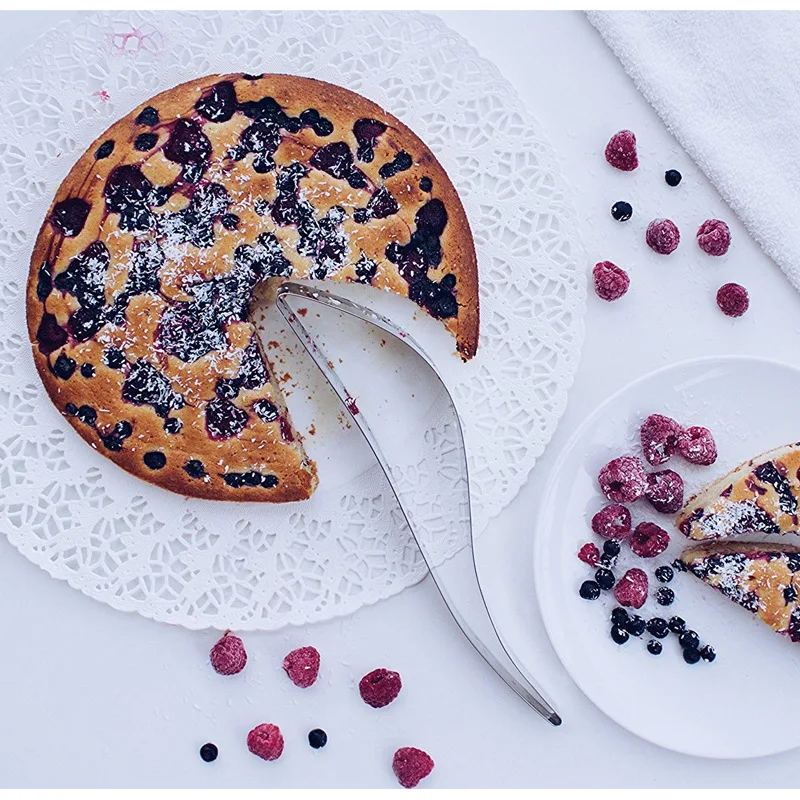 

Приспособление для нарезки торта из нержавеющей стали креативный десертный зажим в стиле дурака практичные Инструменты для торта на день р...