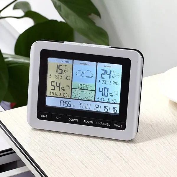 Метеостанция Digoo Беспроводная с цветным ЖК-дисплеем домашний термометр датчик