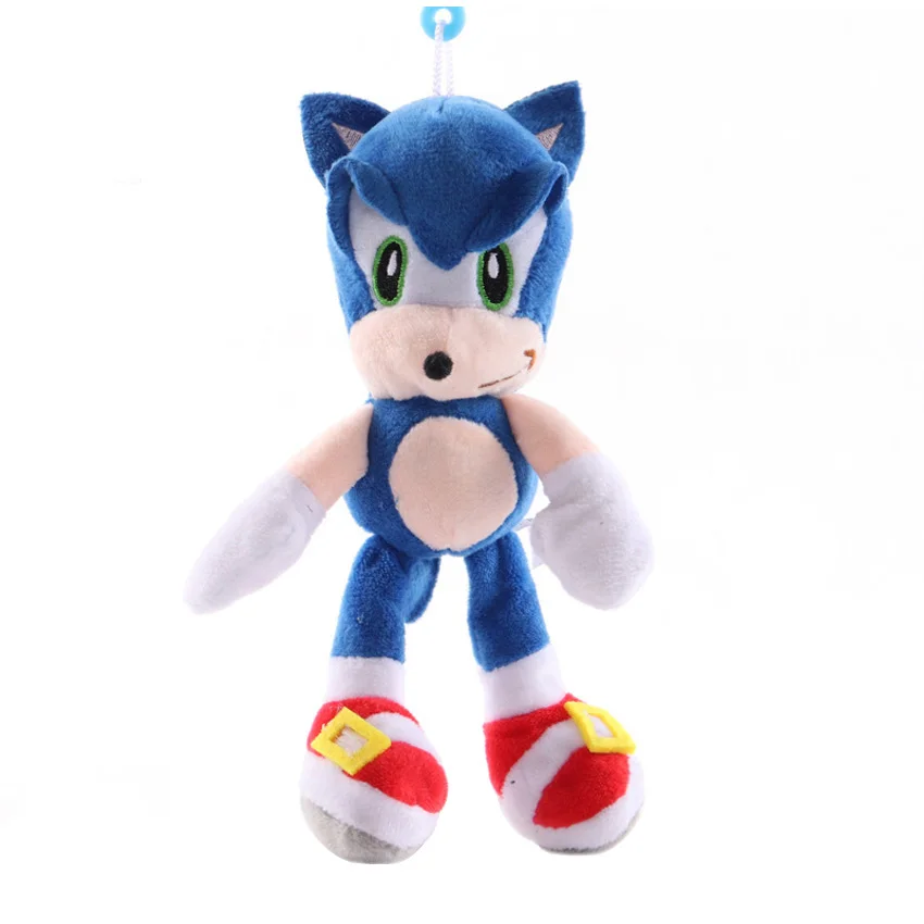 2 вида стилей 20 см Sonic зубная щётка плюшевые игрушки куклы черного и синего цвета