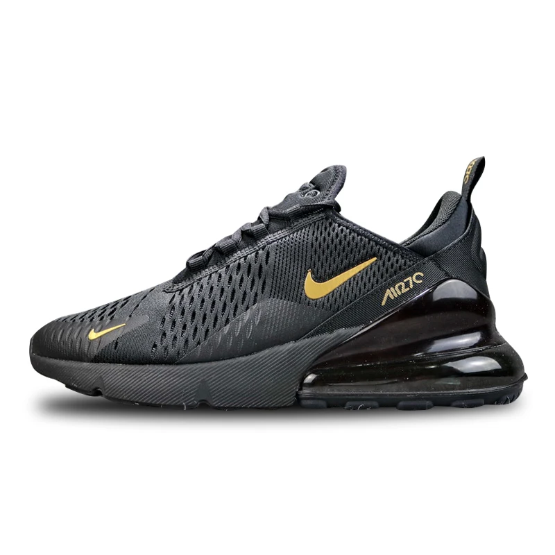 Оригинальные мужские кроссовки для бега Nike Air Max 270, удобные впитывающие Легкие дышащие кроссовки AH8050-110 - Цвет: AH8050-007