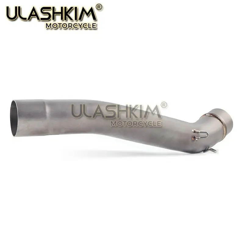 Мотоцикл глушитель Escape средняя ссылка труба полная система без шнуровки для Kawasaki