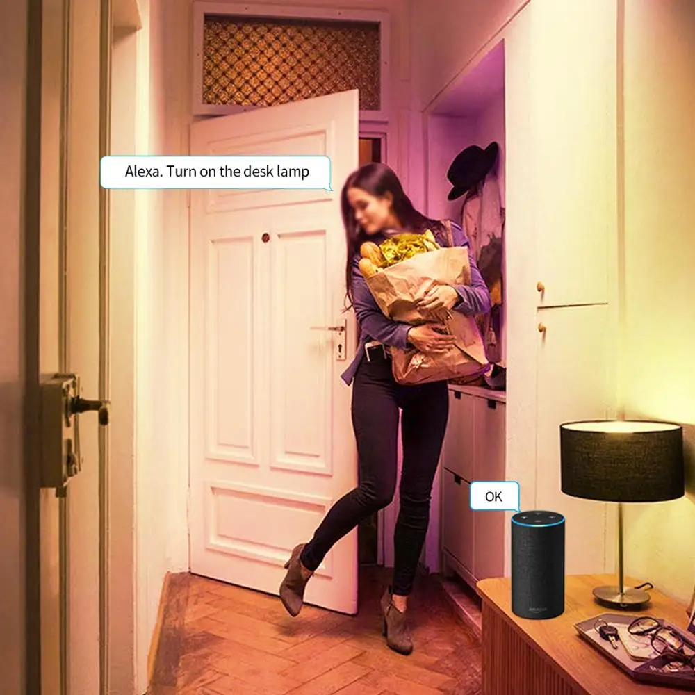 

Tuya Smart lamp 15W WIFI LED light Bulb Smart Life RGB Bluetooth Smart Home House Bulb Compatible Alexa Google Home Assistant