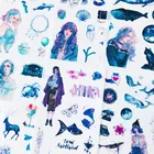 6 листов, наклейки с изображением звёздного неба, декоративный альбом, украшение счетов