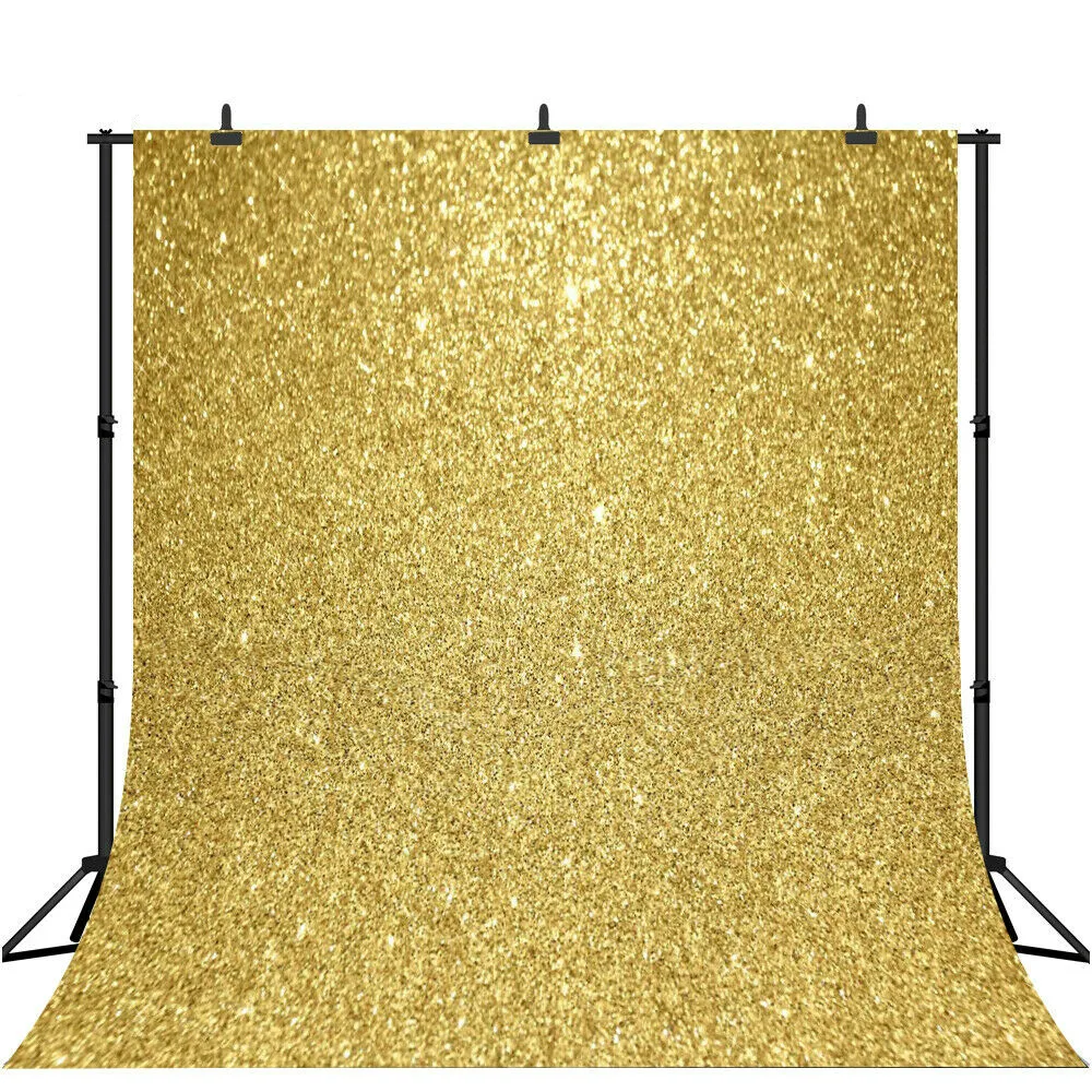 

Gold Glitter Birthday Party Photo Backgrounds Baby Shower Photography Backdrops