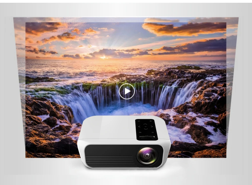 Touyinger L7 светодиодный нативный 1080P проектор 4500 люмен full HD мультимедийный проектор Видео Android 7,1 wifi AC3 Bluetooth Домашний кинотеатр HDMI