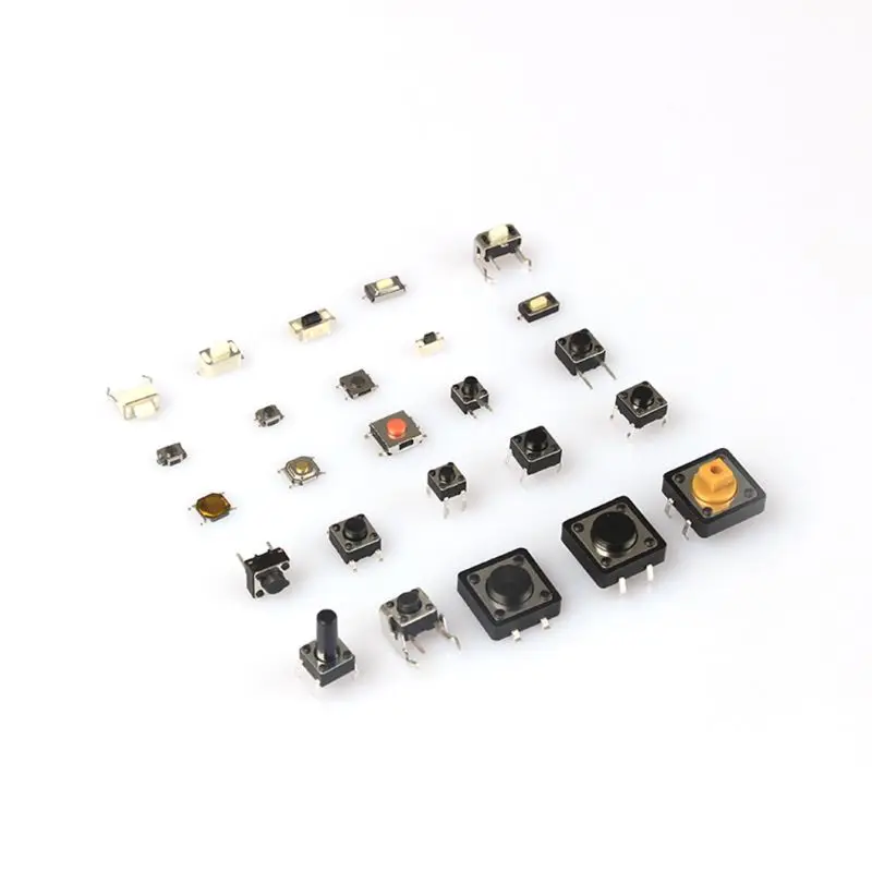 

125Pcs 25 Types Switches Assorted Micro Push Button Tact Switch Reset DIY Kit 581C