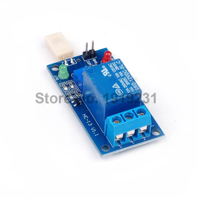 Белая головка датчика 12 В релейный модуль переключателя влажности - купить по