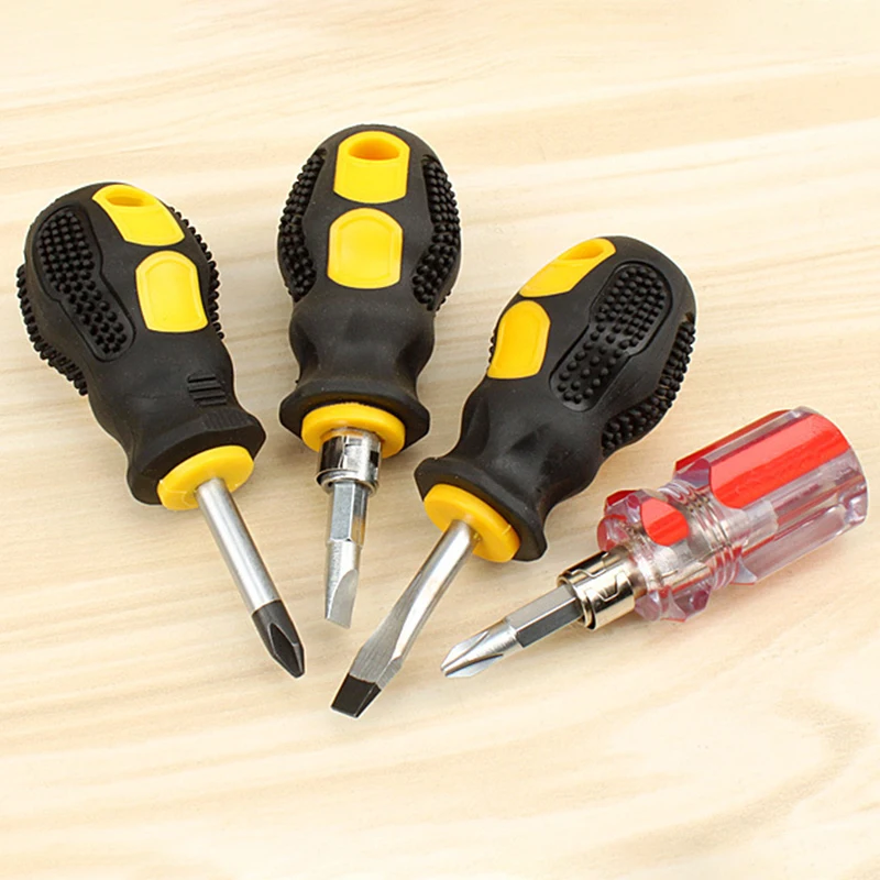 

Durable Cross Type Telescopic Screwdriver Small Radish Screwdriver Portable Mini Ultra Short Screwdriver Micro Screwdriver