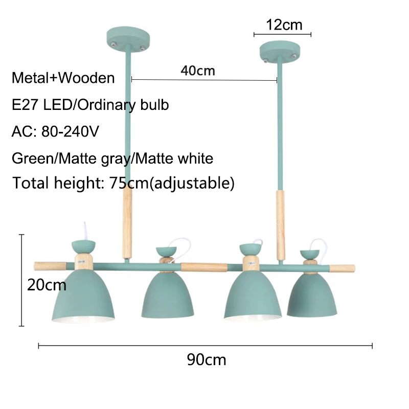Деревянная потолочная тарелка с двумя головками креативная Скандинавская