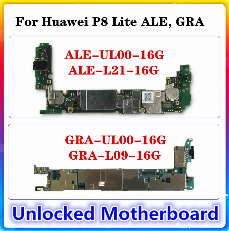 Материнская плата для Huawei P8 Lite ALE GRA 100% оригинальная чистая сменная материнская