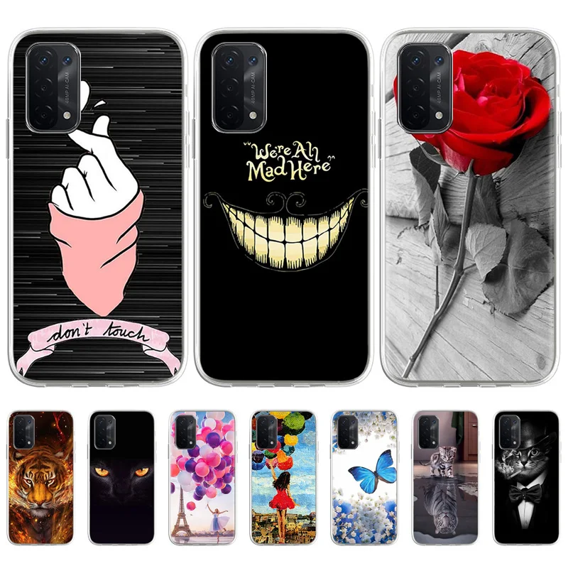 

For Oppo A74 5G Case Oppo A54 5G Phone Cover Silicone Soft TPU Back Cases For OPPOA74 A 74 OPPOA54 A 54 5G Cases Bumper Funda
