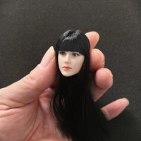 high quality 16 scale female head sculpt black hair valkyrie improved version 2 style fit 12 inches action figure