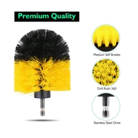 23 54 inch drill scrubber brush 3pcs for valeting detailing bathroom grout tile