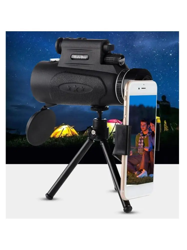 

100x90 Night Vision Monocular Telescope with Phone Holder and Tripod Stand 11UA