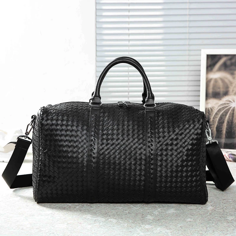 

New Large Capacity Travel Bag Travel Duffle Big Bag Women's Waterproof Leather Hand Luggage Bags Short Trip Men Sports Package