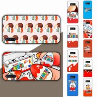 yinuoda trolly egg kinder joy surprise phone case for samsung note 5 7 8 9 10 20 pro plus lite ultra a21 12 72
