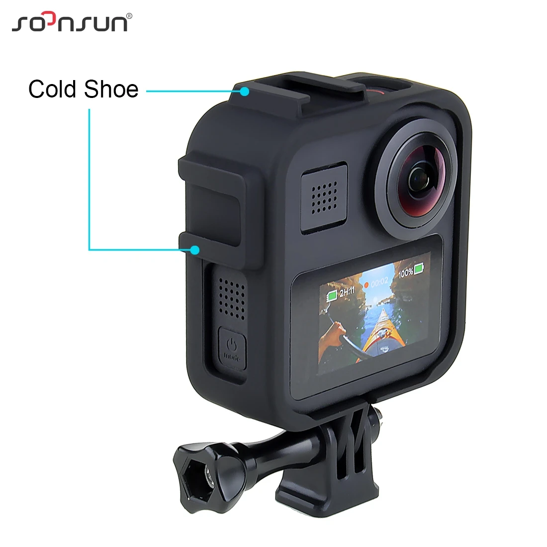 Стандартная защитная рамка SOONSUN чехол для корпуса с 1/4 дюймовым адаптером