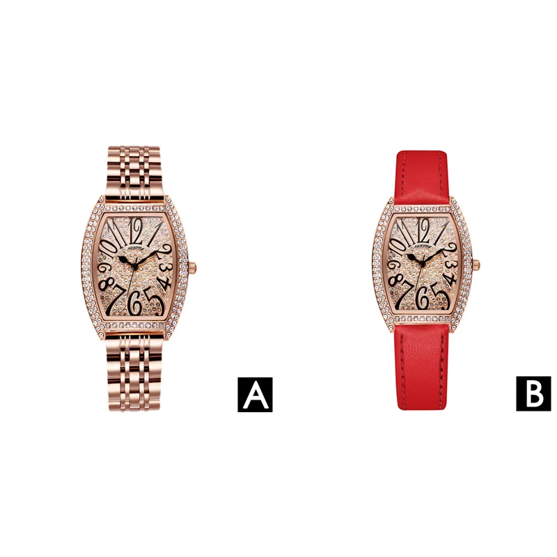 

NEKTOM Fashion Casual Top Brand Women's Watches Alloy Band Luxury Quartz Wristwatches Diamond Watch