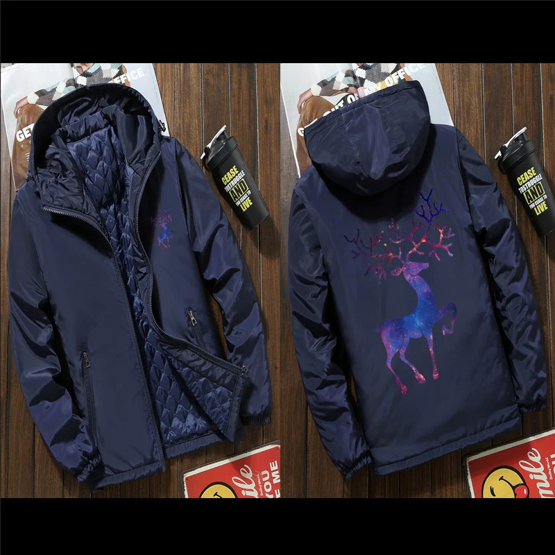

2020 Winter Warm Jacket For Men Style Thicken Zipper Outdoor Outwears Windbreaker Windproof Male Casual Hoodie Parka 470475