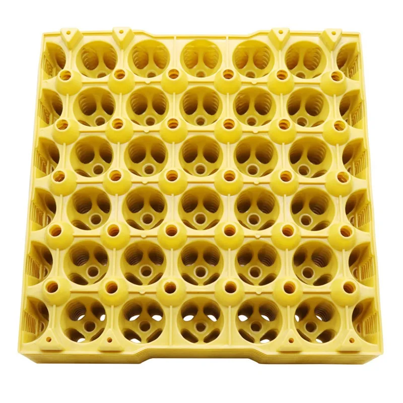 10 pcs Farm Egg Tray 288*288*48mm Egg Tray Transportation And Storage Of Eggs Recycling Plastic Material Egg Trough Depth 36mm