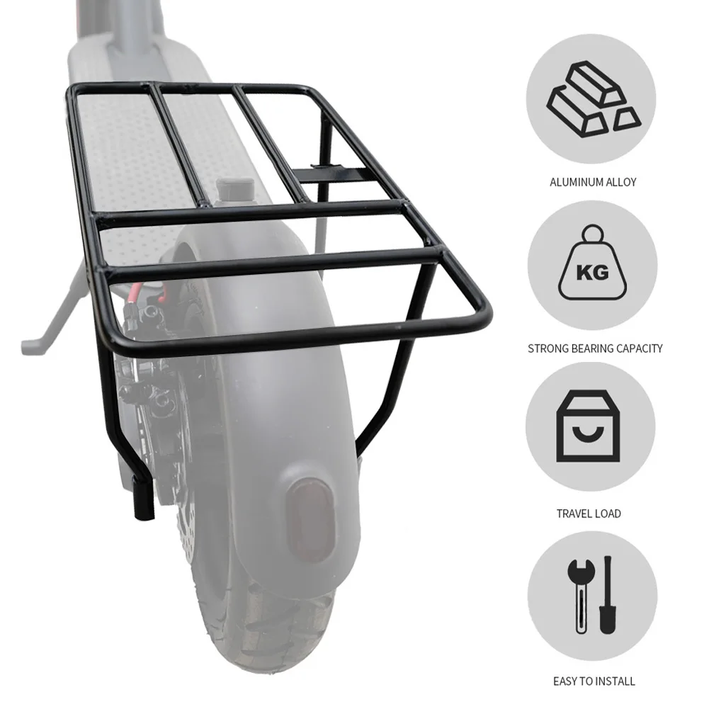 

Electric Scooter Rear Shelf Modified Tailstock Scooter Accessories for Xiaomi M365 1S Pro Easy to Install