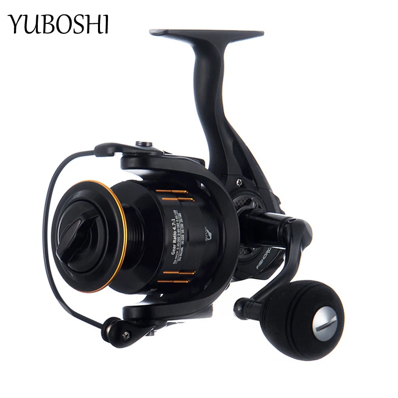 

YUBOSHI Brand BK 1000-7000 Series Spinning Wheel 5.5:1/4.7:1 High Quality Aluminum Alloy Rocker Fishing Reel Fishing Tackle