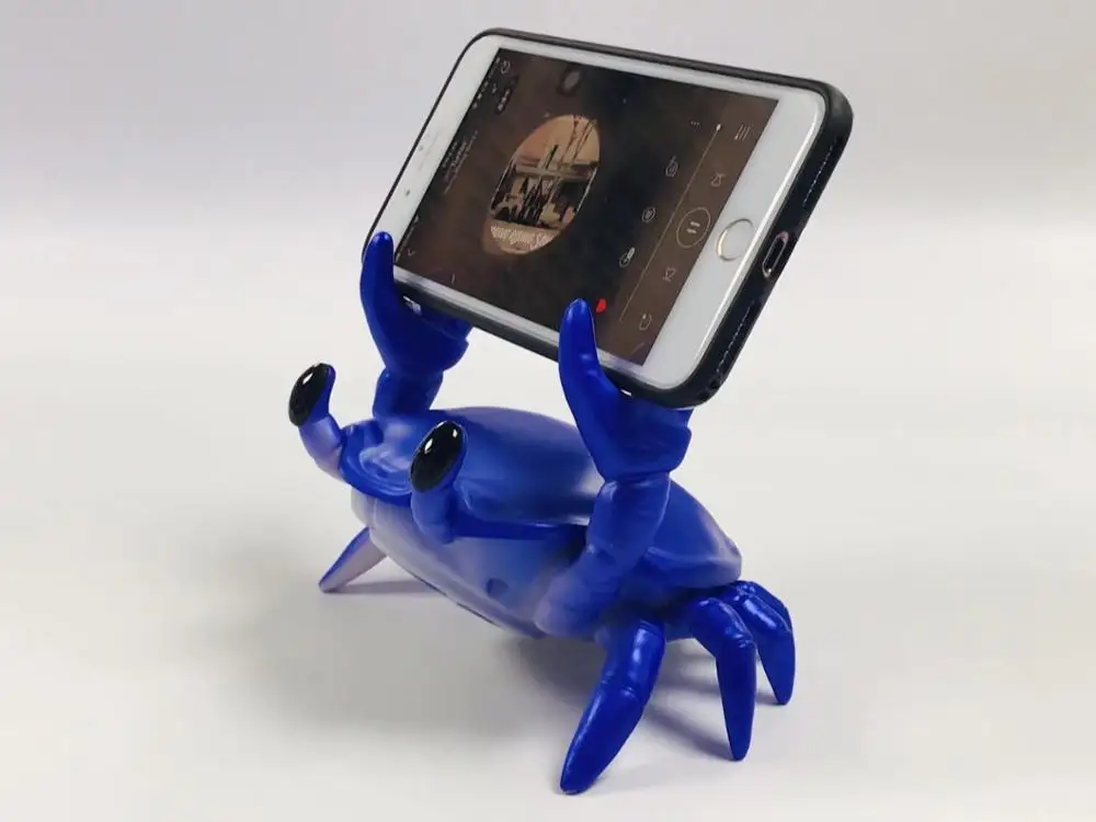 Универсальный Bluetooth-Динамик F8 Crab подставка для телефона Беспроводная