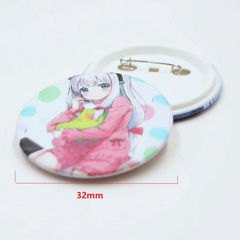 Брошь для куклы GINTAMA Re: жизнь в другом мире от zero Rem Ram 8 шт./лот брошь значок косплея