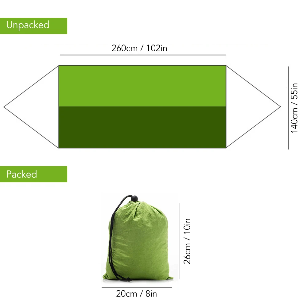 Открытый Кемпинг пикника одиночный двойной гамак взрослый уличный рюкзак
