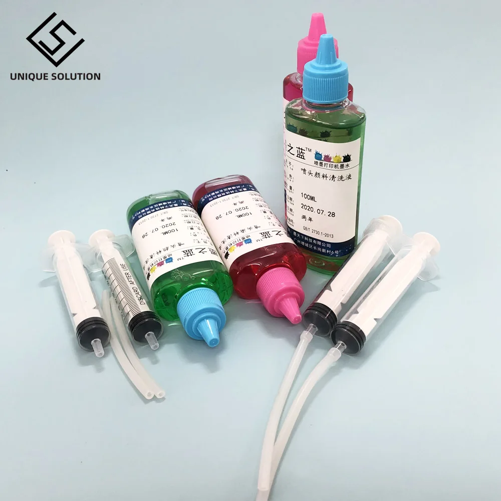 Жидкость для очистки печатающей головки 100 мл струйных принтеров HP EPSON CANON BROTHER 302