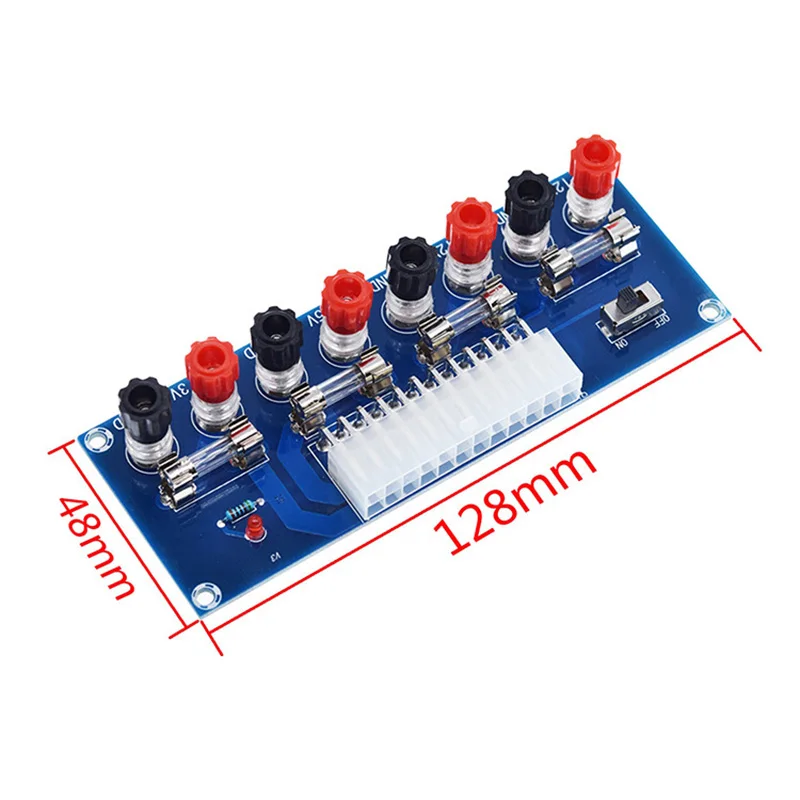 

ATX Power Supply Board Desktop Chassis Power Adapter ATX Transfer Board Socket Power Supply Module Output Terminal