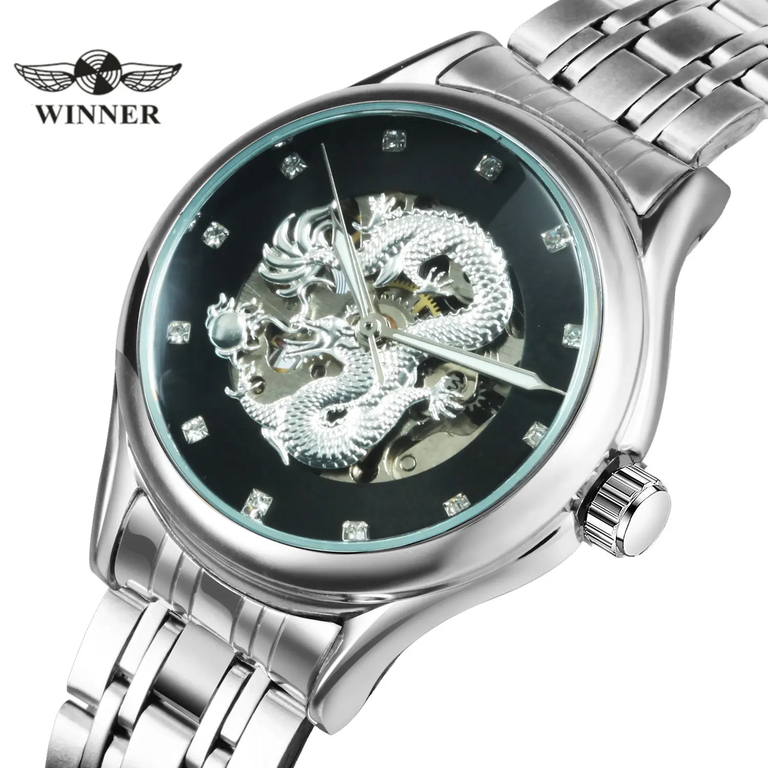 Победитель креативный подарок любовника Авто механические часы мужские