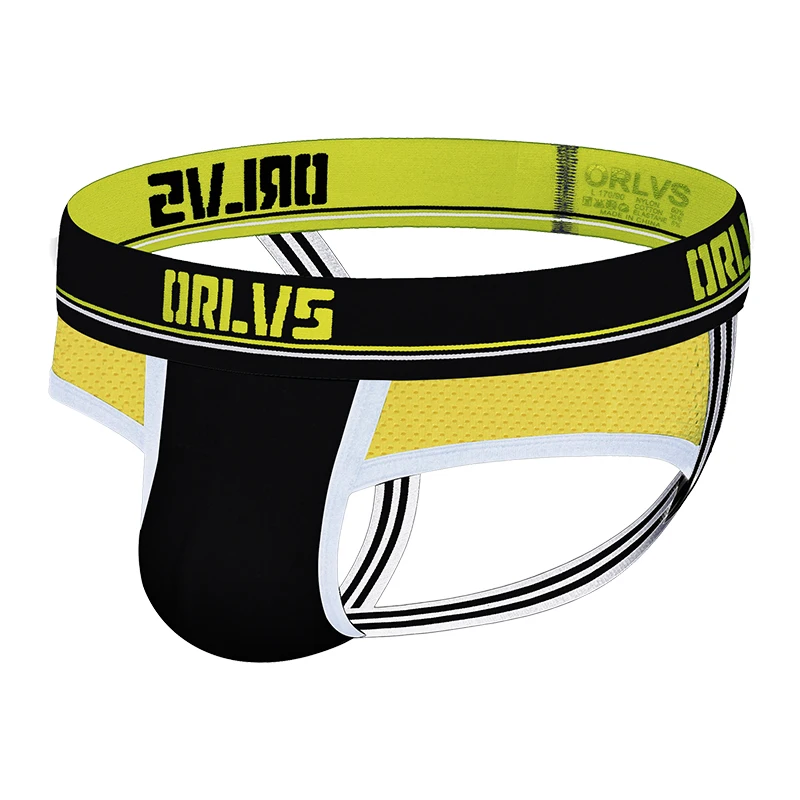 2020 г. ORLVS брендовые сексуальные брифы джоки трусики стринги мужские сетчатые