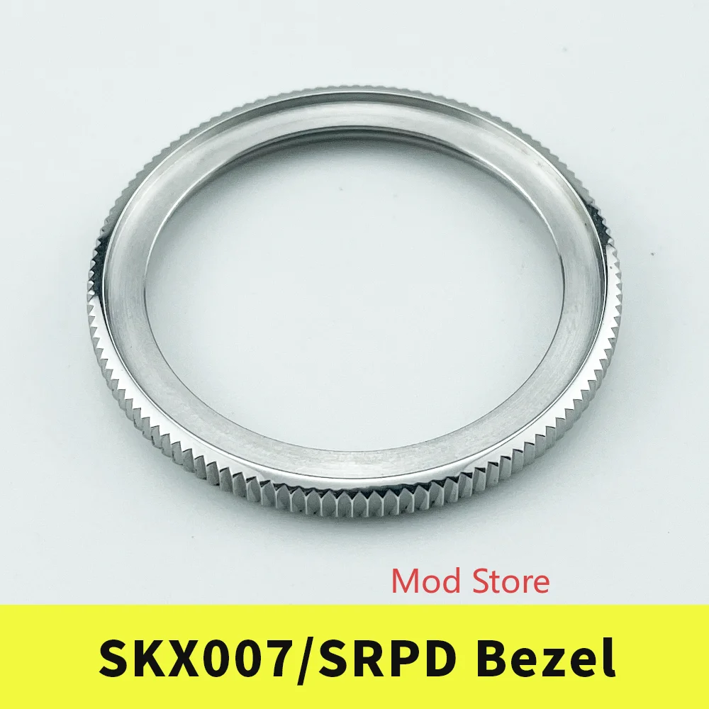 SKX007/SKX173/SKX011/SRPD монетная кромка Серебристая полированная отделка 316L нержавеющая сталь высокое качество включает прокладку
