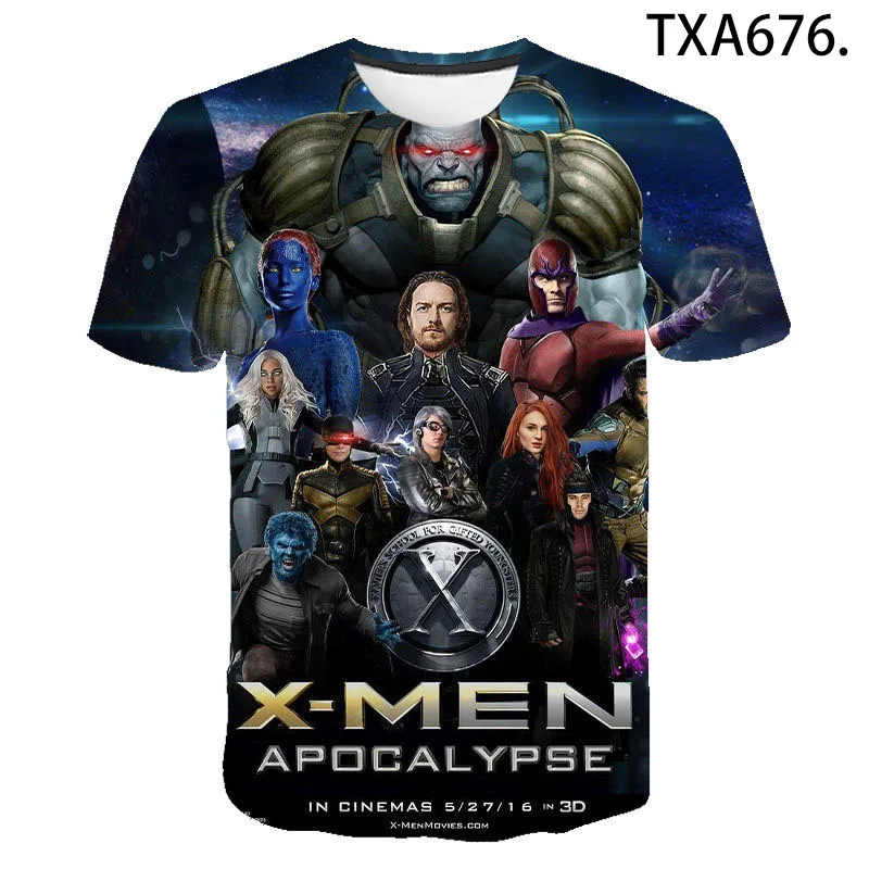 

New Fashion Men's SummerSuper Hero Print Men's short-sleeved T-shirt 3D T-shirt Casual Breathable T-shirt and Plus Size T-shirt