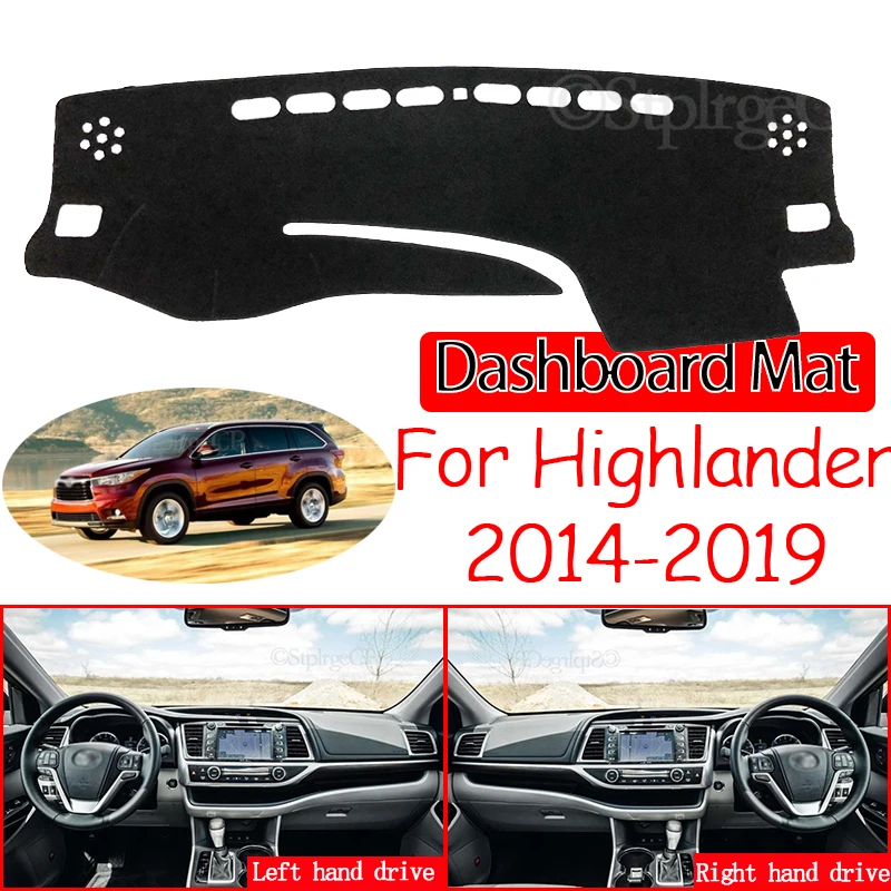

for Toyota Highlander XU50 Kluger 2014~2019 Anti-Slip Mat Dashboard Cover Pad Sunshade Dashmat Carpet Accessories 2015 2017 2018