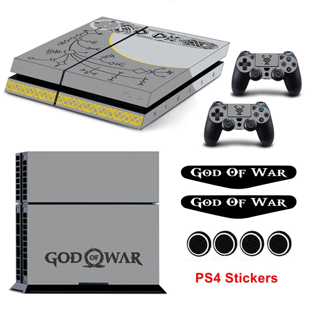 Ограниченная серия стикеров God Of War для PS4/PS4 Slim/PS4 PRO консоль и контроллер Обложка виниловая наклейка с подарком