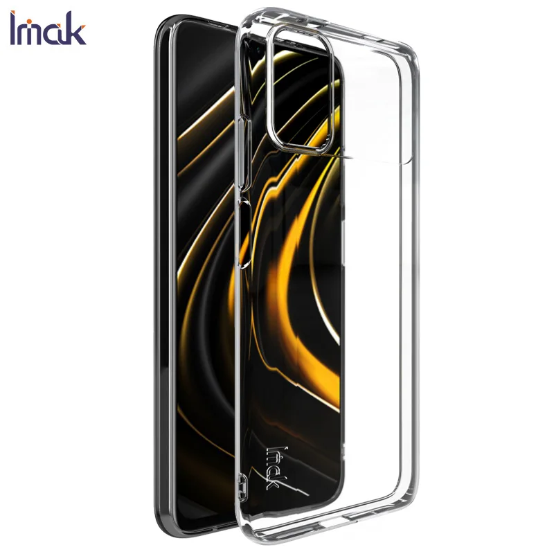 Прозрачный мягкий силиконовый чехол Imak Для Xiaomi Mi Poco M3 ТПУ задняя крышка толщина 1 3