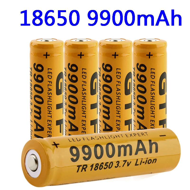 18650 Батарея литиевый перезаряжаемый аккумулятор 9900mAh литиевая батарея 3 7 V для