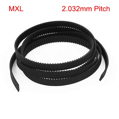 

MXL 6mm 9.5mm 10mm 12mm Width 2.032mm Pitch Open Loop End Black Rubber Printer Cogged Linear Motion Cut Synchronous Timing Belt