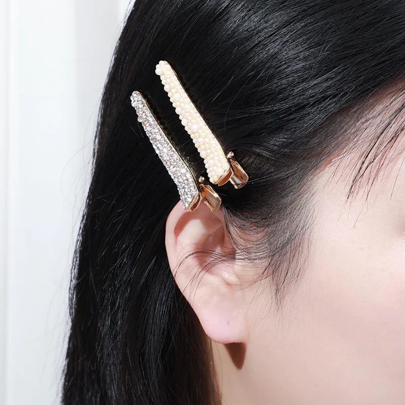 

1 PC Rhinestone Alligator Hair Clips Pins Hairband Pin Barrette Hairpin Headdress Accessories Hair Styling Tools Dropshipping