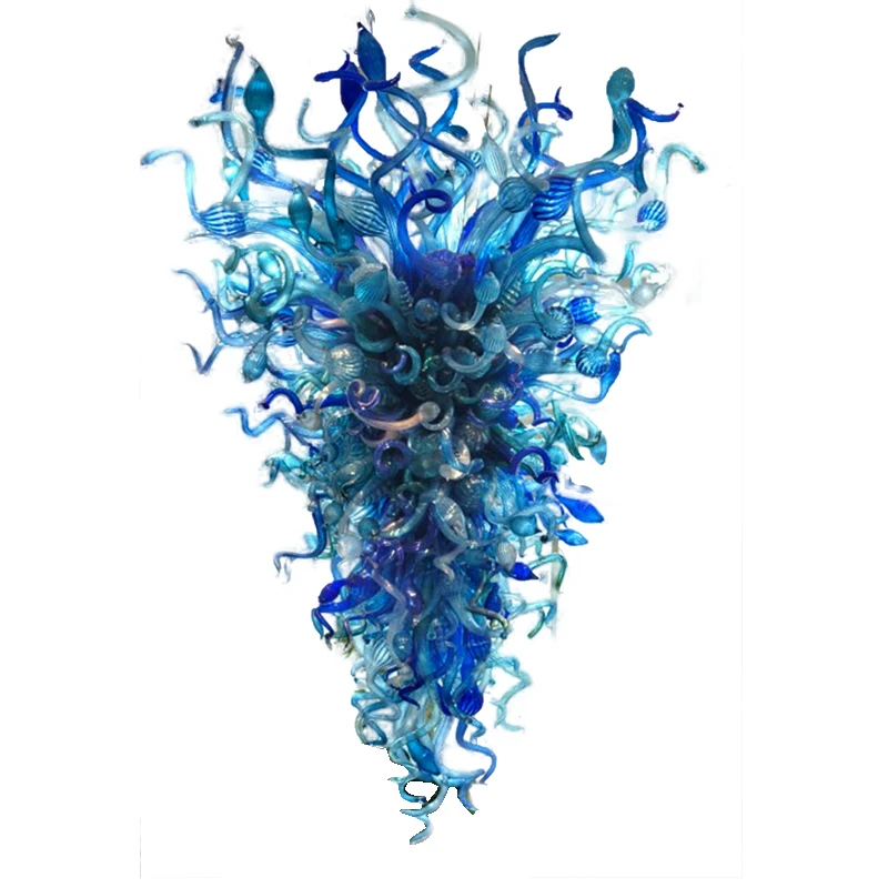 

Big Size Hotel Lobby LED Source Dale Chihuly Hand Blown Glass Modern Chandelier Lighting