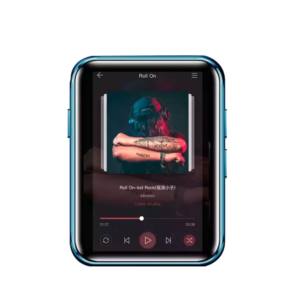 BENJIE-X1-blue Портативный мини mp3-плеер с Bluetooth 4,0 HiFi музыкальный плеер без потерь с fm-радио, рекордер, расширяемая sd-карта до 128 ГБ - Цвет: BENJIE-X1-blue