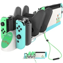 Animal Crossing  Control Battery Charger for Nintend Nintendo Switch Joy Con Joycon Console Charging Dock Controller Stand Gamep