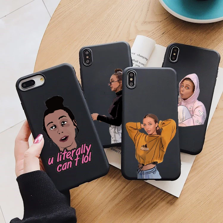 Эмма Чемберлен Мягкий силиконовый чехол для телефона iPhone 11PRO Макс XR XS макс 7 8 плюс