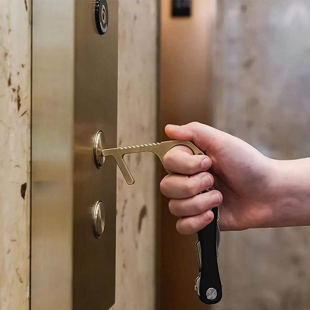 Брелок изоляция вирусная дверная ручка Лифт артефакт Анти-распространение двери