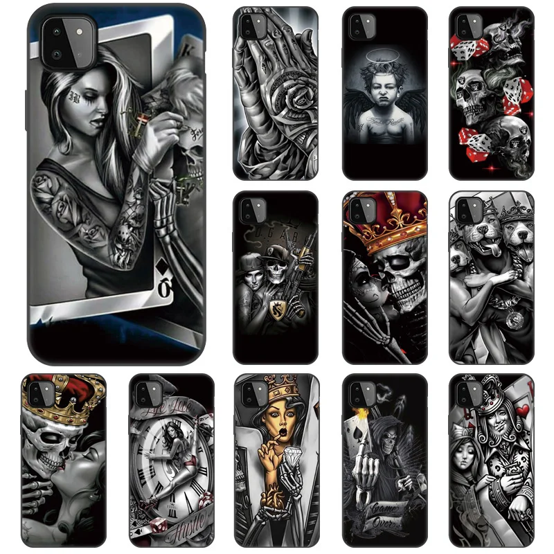 

Painted Cases For Samsung A53 Case Silicone On Samsung A32 A50 A52 A12 A71 A72 A70 A33 A51 S21 Ultra S20 FE S30 Plus Black Cover
